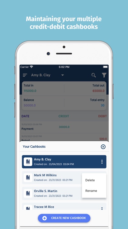 Digital Cashbook: Manage Money