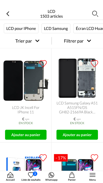 Screenshot #2 pour MTimpex - Téléphones Mobiles