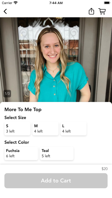 Dear Sorella Boutique Screenshot