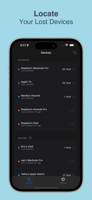 ‎Find Lost BLE Device Tracker Screenshot