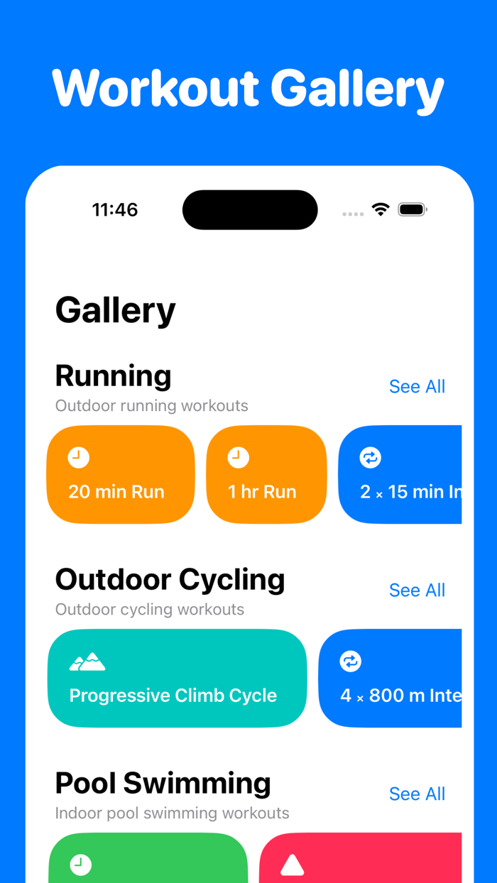 Workout Builder Send to Watch