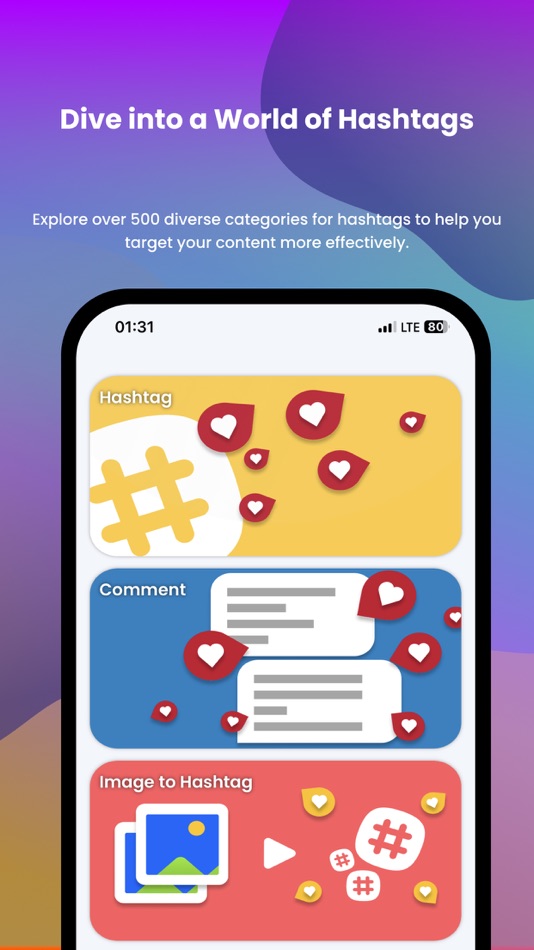 #2. Hashtag AI:#Gen & Comment Tool (iOS) 由: Jamshid Ranjbaran Ghaleh