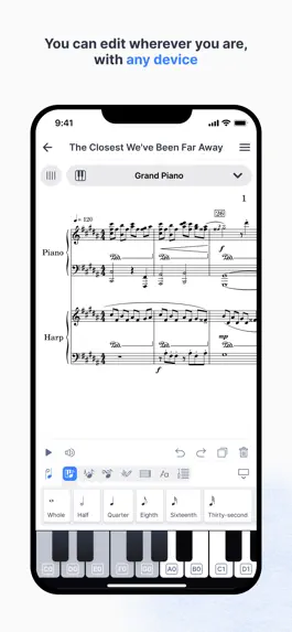 Game screenshot Flat: Music Score & Tab Editor apk