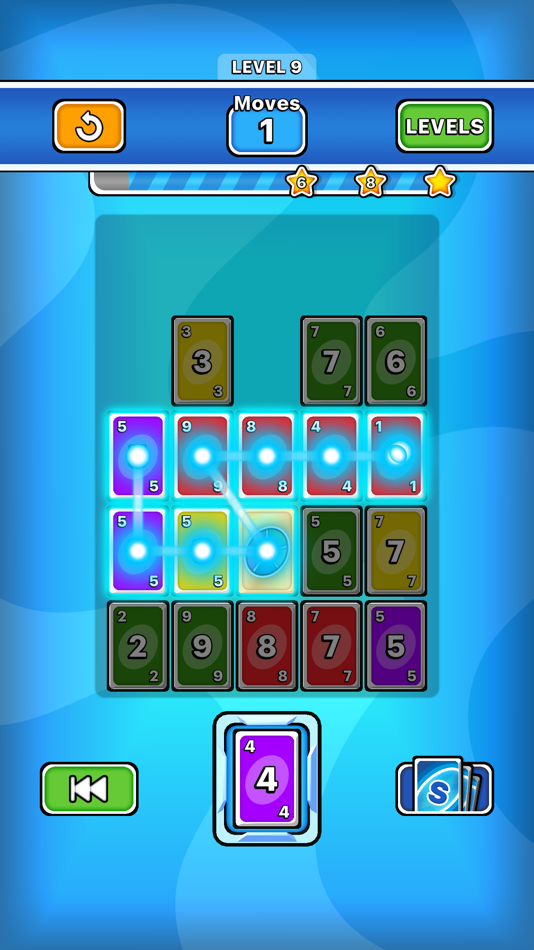 #5. Stackerino: Card Game (iOS) Podle: Ristretto Studios