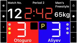 wrestling scoreboard iphone screenshot 2