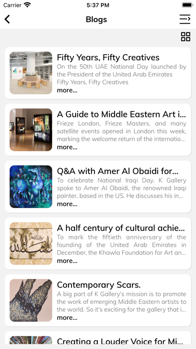 Khawla Art Gallery Screenshot