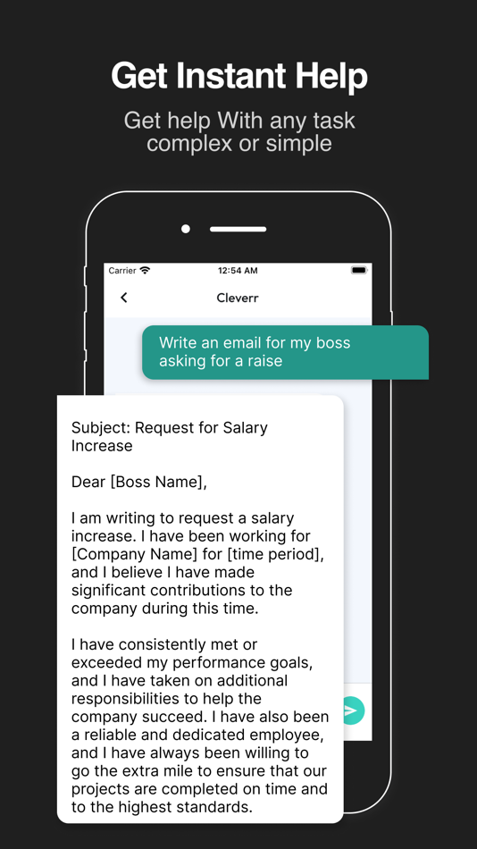 #1. Cleverr - AI Assistant Chatbot (iOS) 由: Bashar Almadi