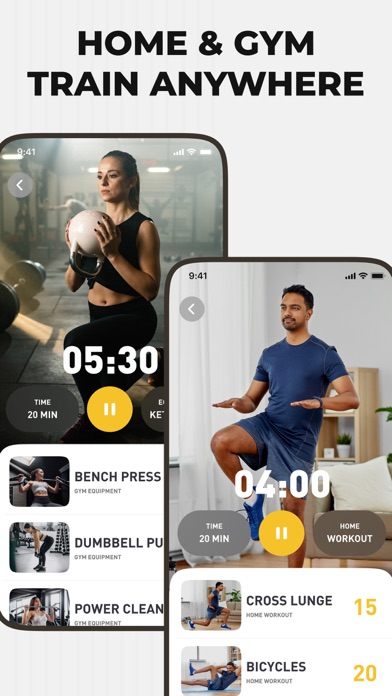 Home Workout - Planner & Coach Screenshot