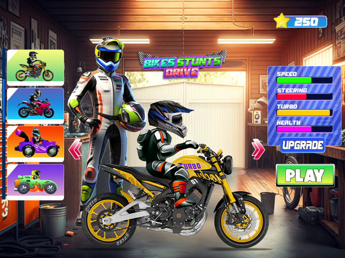 Bikes Stunt Downhills Racing