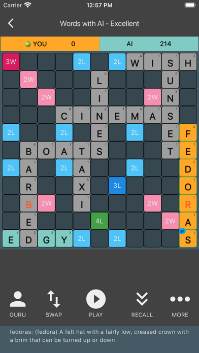 WordCraft - Solo Word Games Screenshot
