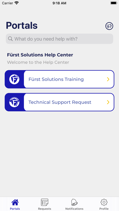 Fürst Solutions Hotline Screenshot