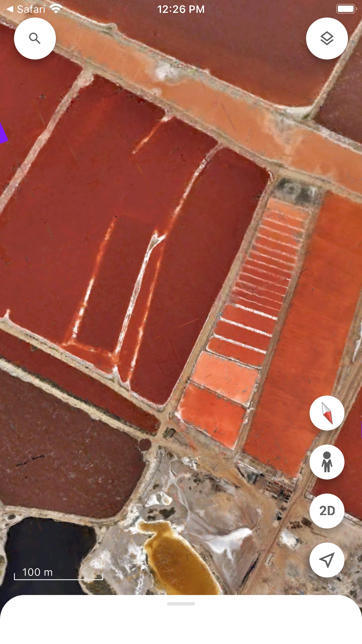 Screenshot do app Google Earth