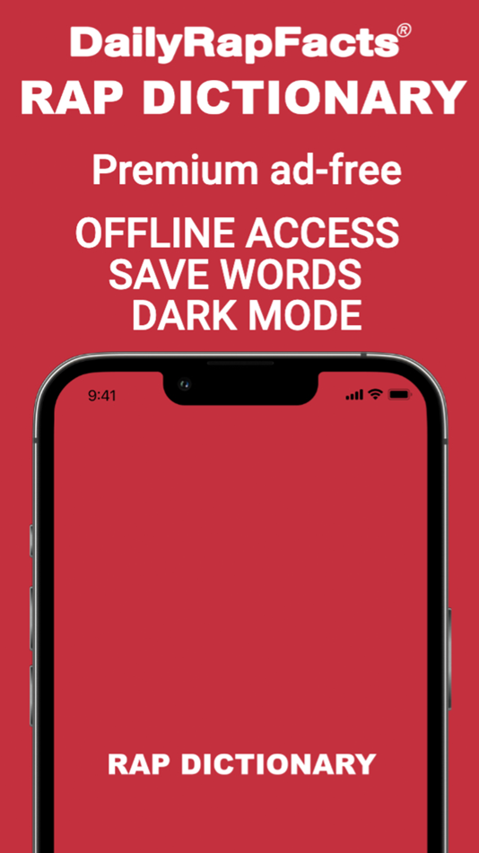 #1. Rap Dictionary+ (iOS) Podle: DailyRapFacts, LLC.