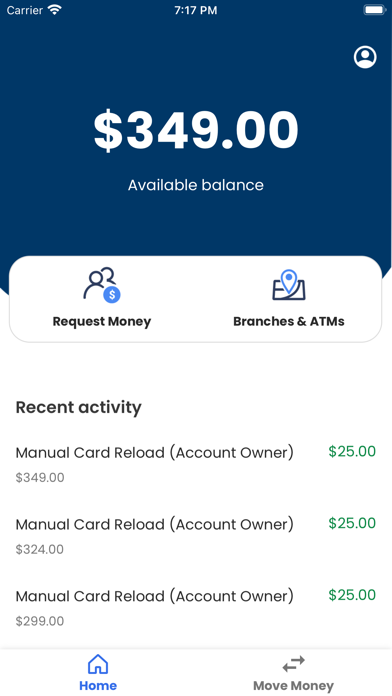 Navy Federal GO Prepaid Screenshot