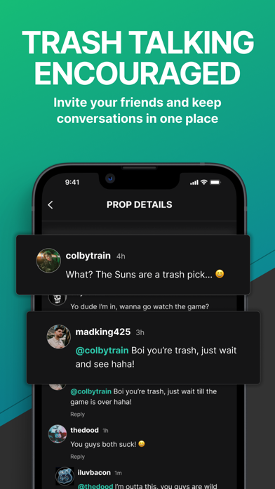 Mad Props - Social Sports Bets Screenshot