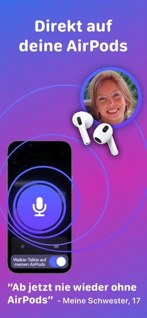 VoiceBeam Walkie Talkie im App Store
