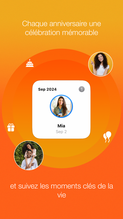 Screenshot #2 pour Anniversaire Rappel & Minuteur
