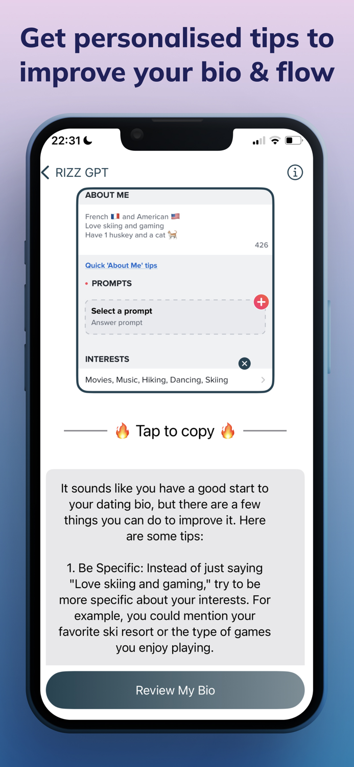 RIZZ AI - AI Dating Assistant