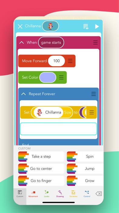 Screenshot #2 pour Hopscotch-Programming for kids