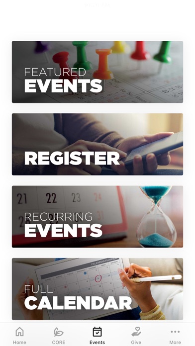 CORE Christian Community Screenshot