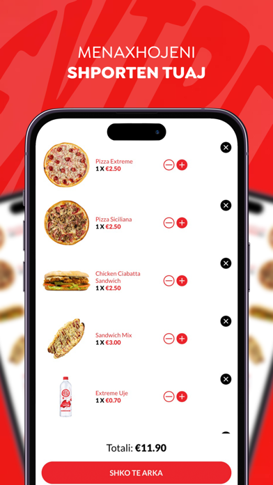 Extreme Pizza. Screenshot