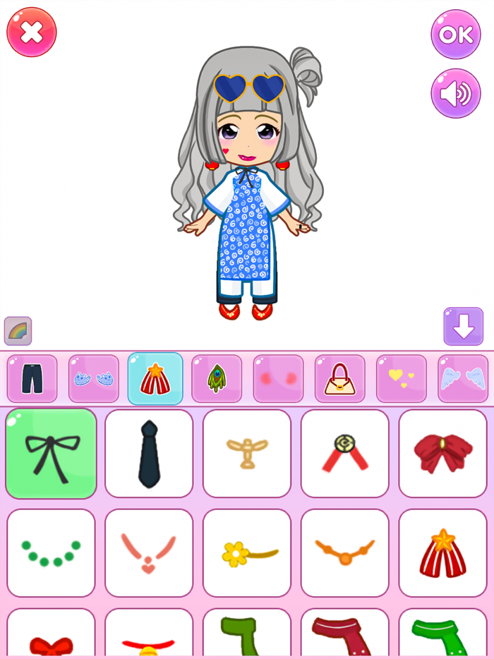 Chibi Dolls Dress up DIY Games
