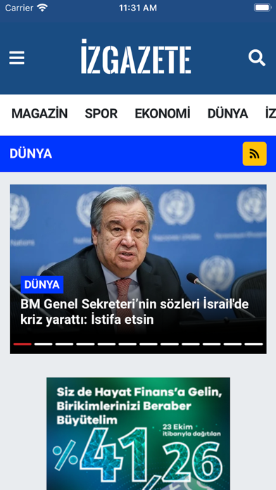 İZ Gazete Screenshot