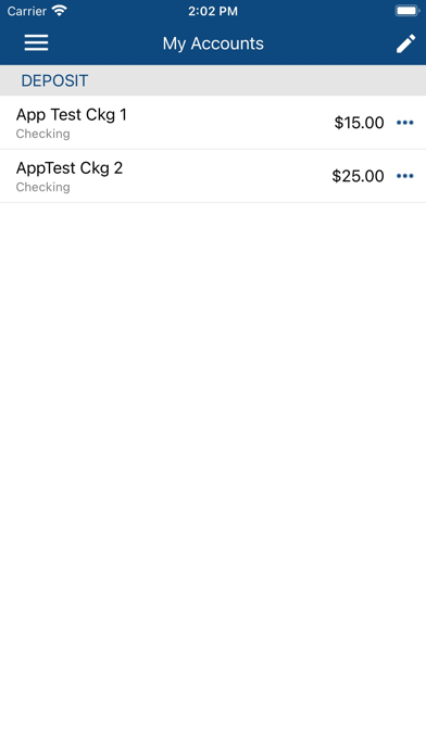 Blue Diamond Mobile Banking Screenshot