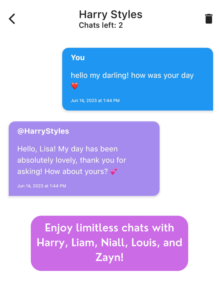 Chat with AI for Directioners