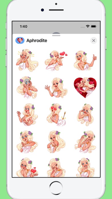 Screenshot #1 pour Aphrodite Love Stickers