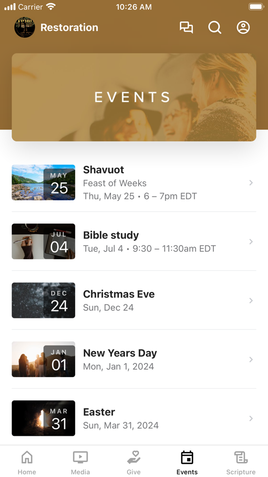 #3. Restoration Fellowship TN (iOS) 由: Restoration Fellowship In Messiah Inc.