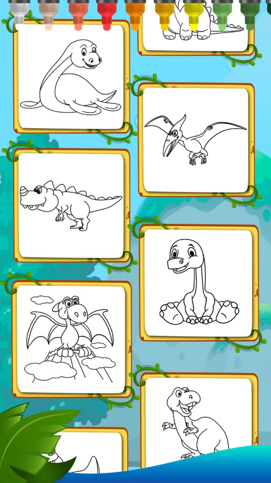 Dinosaurs Coloring Book Game - 2.7 - (iOS)
