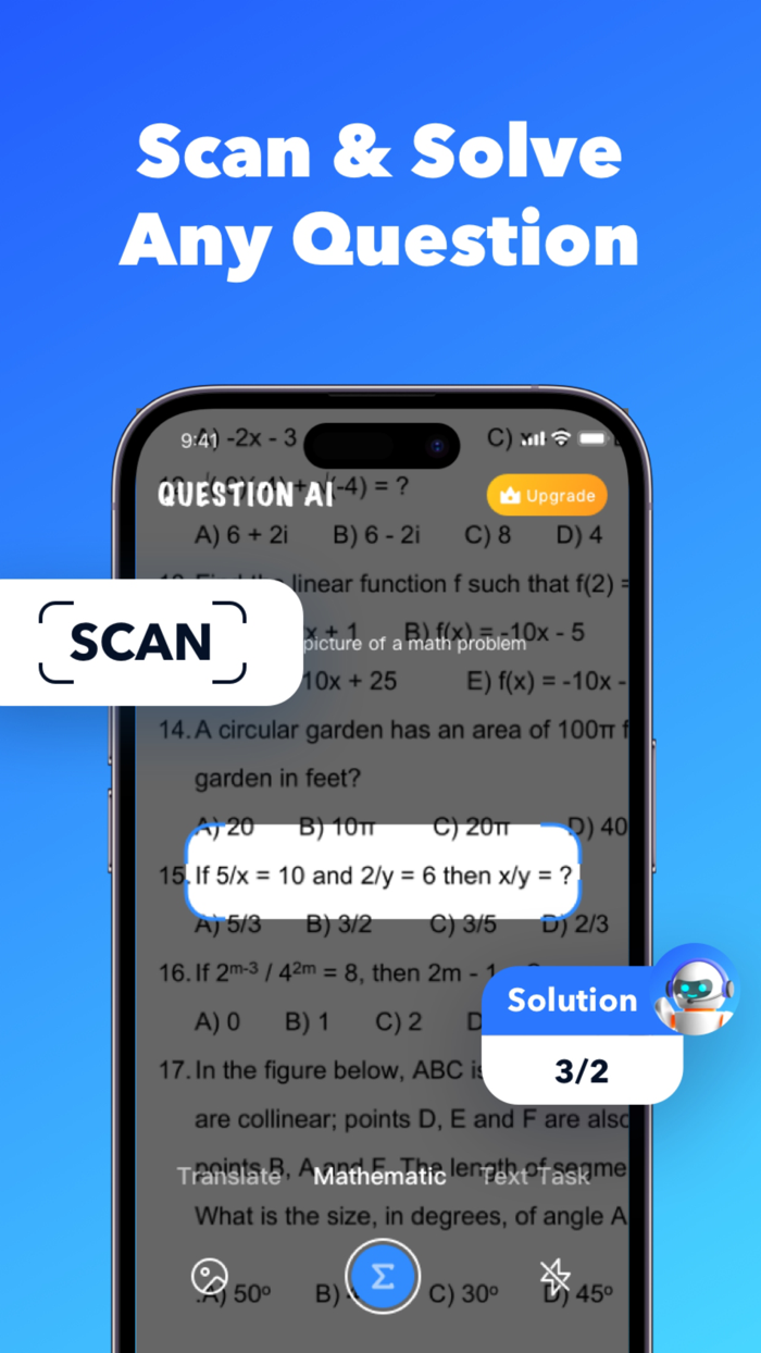 Question AI ：TutorandMath Helper
