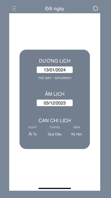 Lịch Việt - Mai Hoa Dịch Screenshot