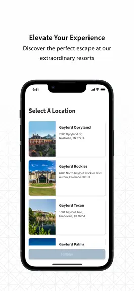 Game screenshot Gaylord Hotels: Resort App apk