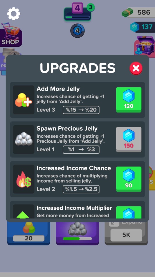 #5. Merge the Jelly (iOS) Podle: Rollic Games
