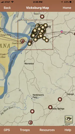 Vicksburg Battle App screenshot 4