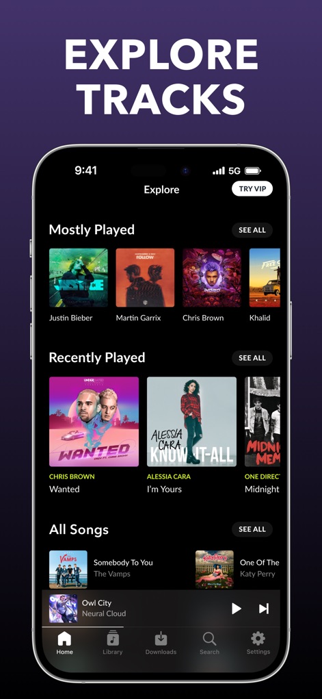 Equalizer Fx: Bass Booster App - Die App ermöglicht Nutzern, Musik mühelos zu entdecken, indem sie übersichtlich kategorisierte Musik-Listen und ansprechende Album-Cover-Vorschauen präsentiert.