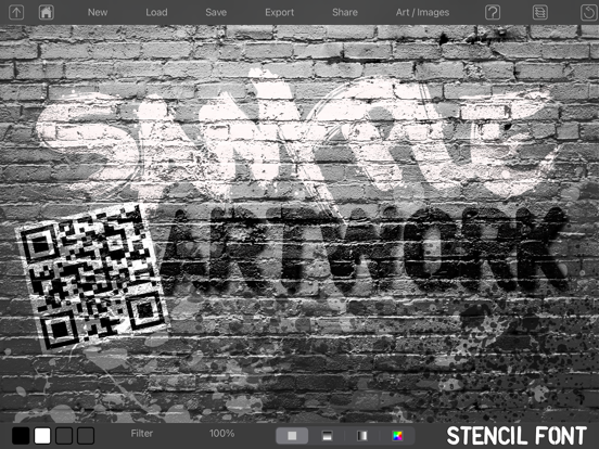 Graffiti Fonts - Graffwriter iPad screenshot 8 - Graphics & Design app