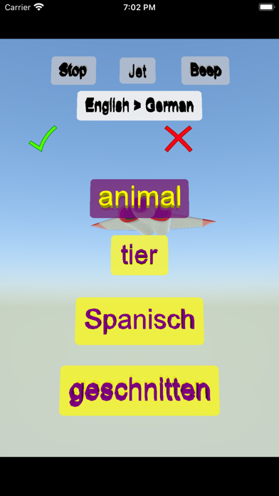 Egitir English German word app Screenshot