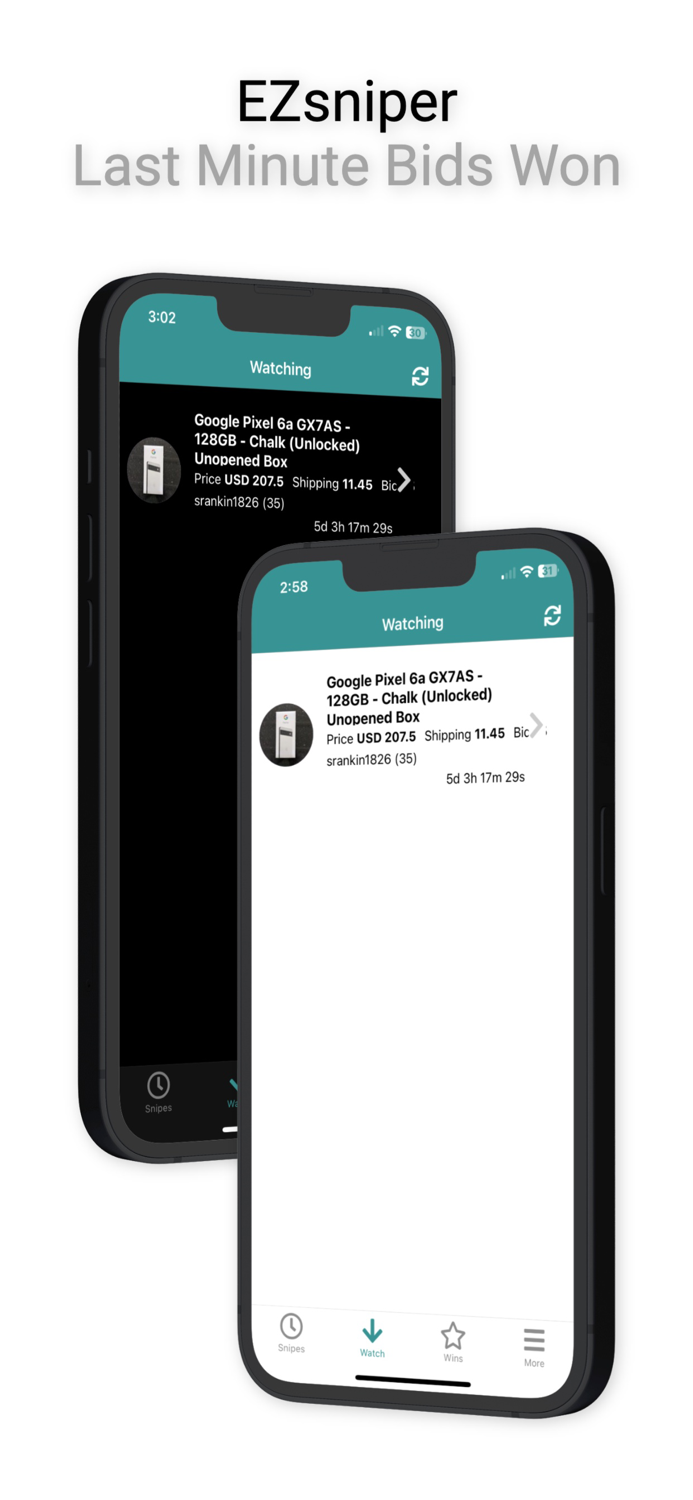 EZsniper Auction Bid Sniper