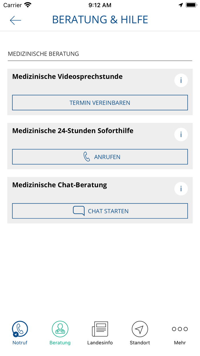Hilfe im In- und Ausland
