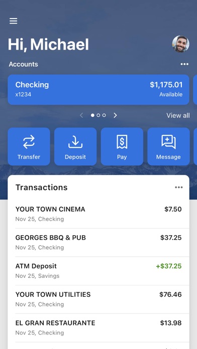 American Bank Montana Screenshot