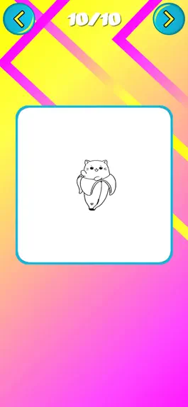 Game screenshot Coloring Banana Cat Artful apk