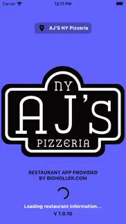 aj's ny pizzeria iphone screenshot 1