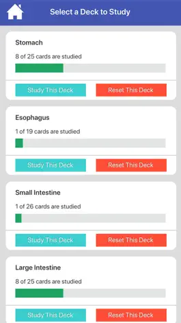 Game screenshot Digestive System Flashcards apk
