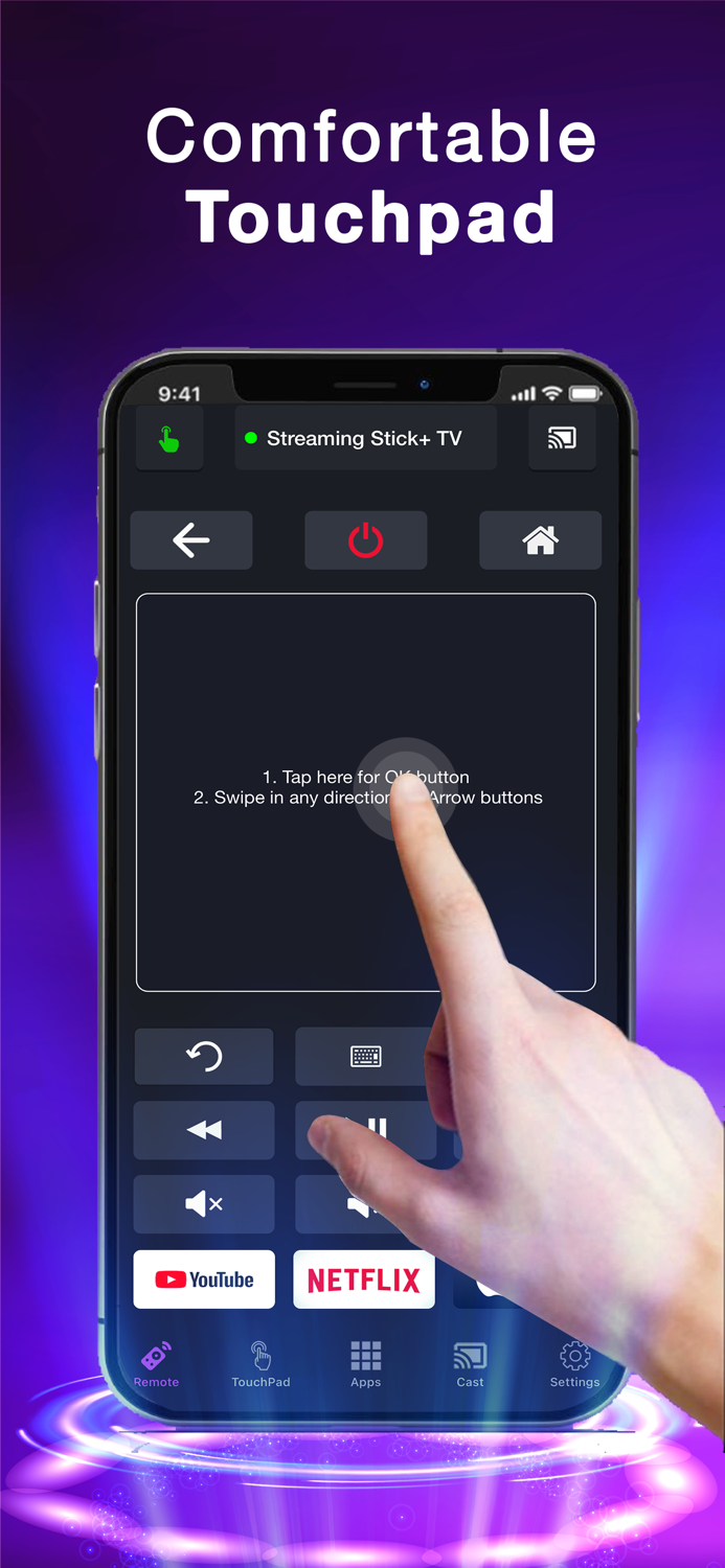 Remoku TV Remote for Ruku Byte