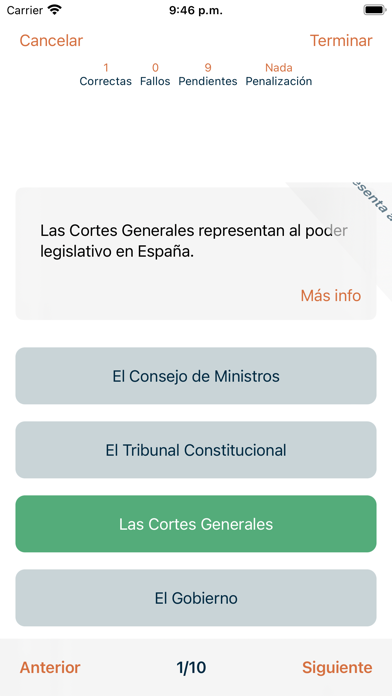 APrueba: Constitución Screenshot