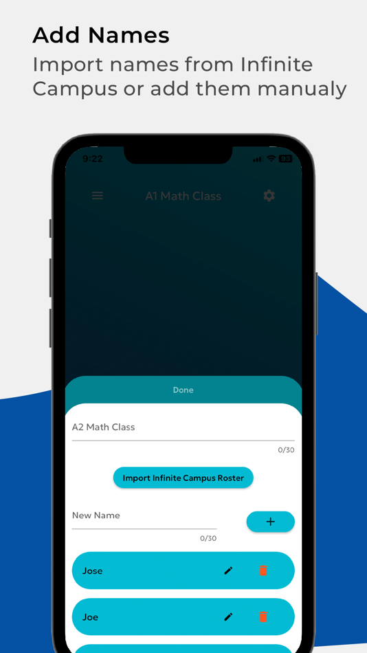 #3. Name Shuffle (iOS) 由: Tayin Wallace