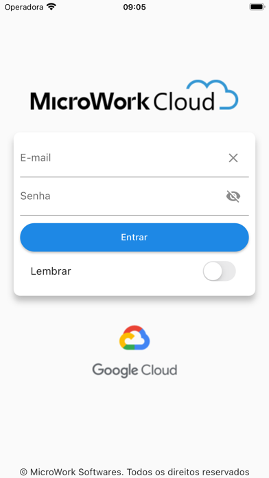 MicroWork Cloud Screenshot